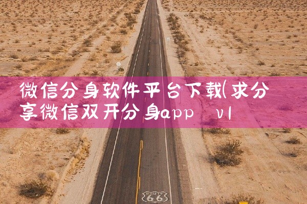 微信分身软件平台下载